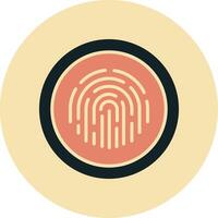 Fingerprint Vector Icon