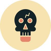 Skull Island Vector Icon