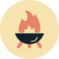 Firepit Vector Icon