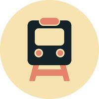 icono de vector de tren