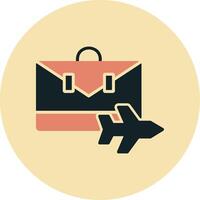 Business Trip Vector Icon