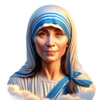 AI generated Beautiful Mother Teresa Pictures png