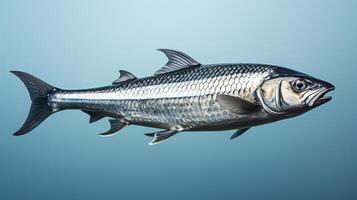 ai generado caballa pescado sano Fresco antecedentes foto