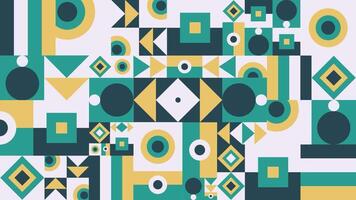 Animated Geometric Pattern Background - Loopable video