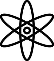 React and Atom Logos with Nuclear and Ion Vectors in a Black and White Illustration