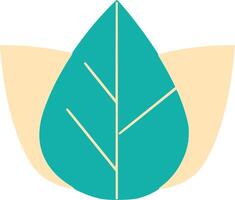 hoja y Respetuoso del medio ambiente logo modelo icono vector
