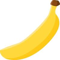 plátano elegancia - un alta resolución imagen enfoque en el elegante sencillez de un soltero banana, enfatizando sus suave superficie y atractivo forma. plátano vector ilustración.