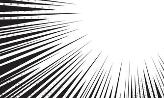 Radial speed lines comic abstract background vector