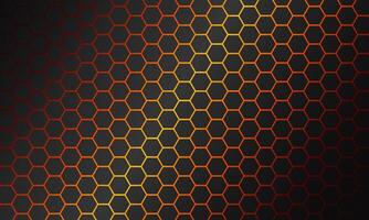 Modern gradient background hexagon pattern vector