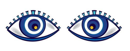Minimal poster open and closed eye.Icon, symbol vector