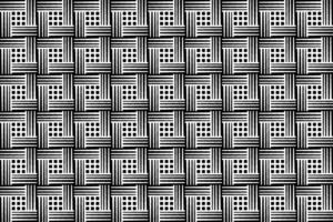 Seamless repeating monochrome seamless pattern. Mosaic ornamental decorative black and white pattern vector