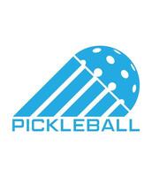pickleball logo design vector