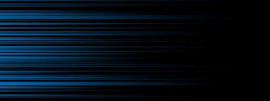 Abstract blue lighting effect speed direction on a black background vector