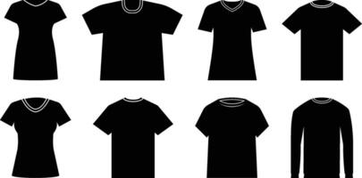 T Shirt Template Illustration for Men and Women vector