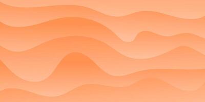 Abstract vector background of peach fuzz color. copy space. Vector illustration. wave-shaped pattern