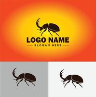 Beetle logo vector art icon graphics for company brand business logo template