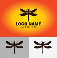 Dragonfly Logo vector art icon graphics for company brand business icon Dragonfly Logo template