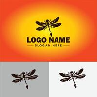 Dragonfly Logo vector art icon graphics for company brand business icon Dragonfly Logo template