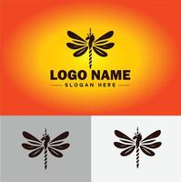 Dragonfly Logo vector art icon graphics for company brand business icon Dragonfly Logo template