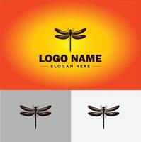 Dragonfly Logo vector art icon graphics for company brand business icon Dragonfly Logo template