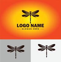 Dragonfly Logo vector art icon graphics for company brand business icon Dragonfly Logo template