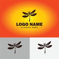 Dragonfly Logo vector art icon graphics for company brand business icon Dragonfly Logo template