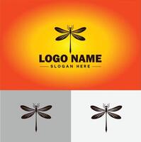 Dragonfly Logo vector art icon graphics for company brand business icon Dragonfly Logo template