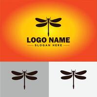 Dragonfly Logo vector art icon graphics for company brand business icon Dragonfly Logo template