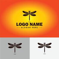 Dragonfly Logo vector art icon graphics for company brand business icon Dragonfly Logo template