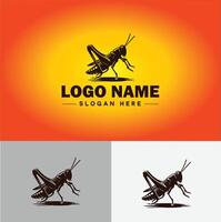 grasshopper Logo vector art icon graphics for company brand business icon grasshopper Logo template