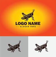 grasshopper Logo vector art icon graphics for company brand business icon grasshopper Logo template