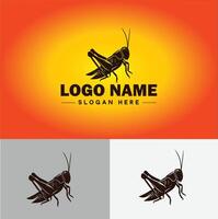 grasshopper Logo vector art icon graphics for company brand business icon grasshopper Logo template