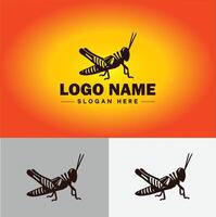 grasshopper Logo vector art icon graphics for company brand business icon grasshopper Logo template