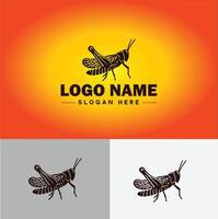 grasshopper Logo vector art icon graphics for company brand business icon grasshopper Logo template