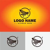 grasshopper Logo vector art icon graphics for company brand business icon grasshopper Logo template