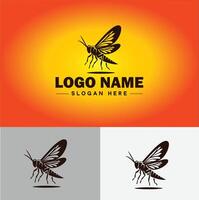 grasshopper Logo vector art icon graphics for company brand business icon grasshopper Logo template