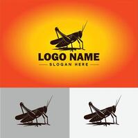 saltamontes logo vector Arte icono gráficos para empresa marca negocio icono saltamontes logo modelo