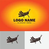 grasshopper Logo vector art icon graphics for company brand business icon grasshopper Logo template