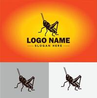 grasshopper Logo vector art icon graphics for company brand business icon grasshopper Logo template