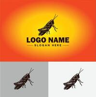 grasshopper Logo vector art icon graphics for company brand business icon grasshopper Logo template