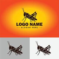 grasshopper Logo vector art icon graphics for company brand business icon grasshopper Logo template