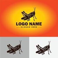 grasshopper Logo vector art icon graphics for company brand business icon grasshopper Logo template