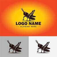 grasshopper Logo vector art icon graphics for company brand business icon grasshopper Logo template