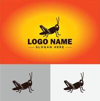 grasshopper Logo vector art icon graphics for company brand business icon grasshopper Logo template