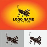 grasshopper Logo vector art icon graphics for company brand business icon grasshopper Logo template