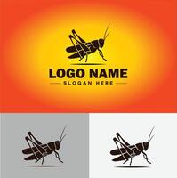 saltamontes logo vector Arte icono gráficos para empresa marca negocio icono saltamontes logo modelo