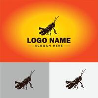 grasshopper Logo vector art icon graphics for company brand business icon grasshopper Logo template