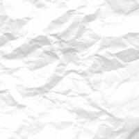 Crumpled paper abstract background texture. Texture of white crumpled paper background vector