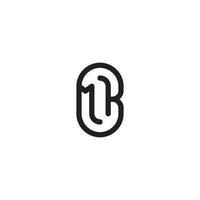 MK line simple round initial concept with high quality logo design vector