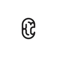 XZ line simple round initial concept with high quality logo design vector
